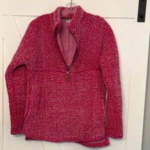 Time and Tru Cozy Pink Sherpa Pullover